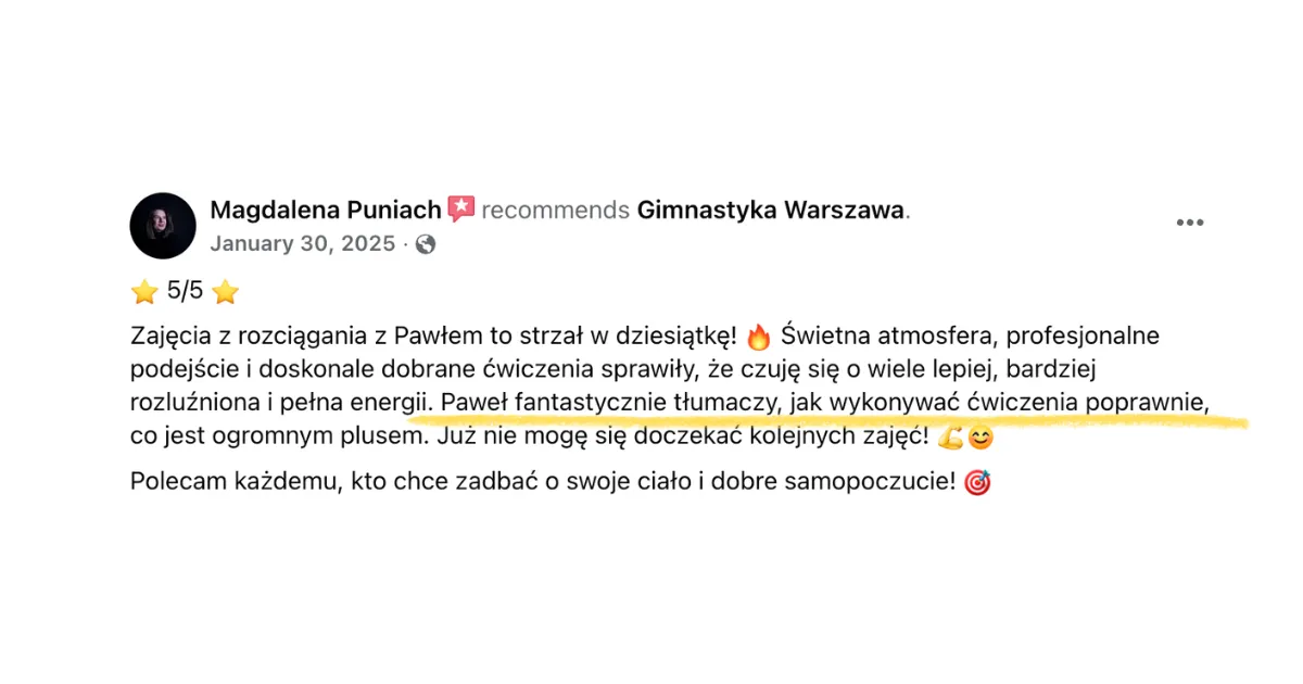 opinia rozciąganie 6